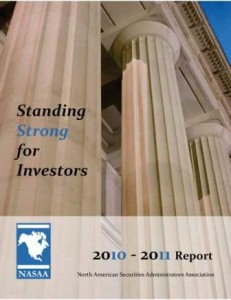 NASAA 2011 Annual Report Cover